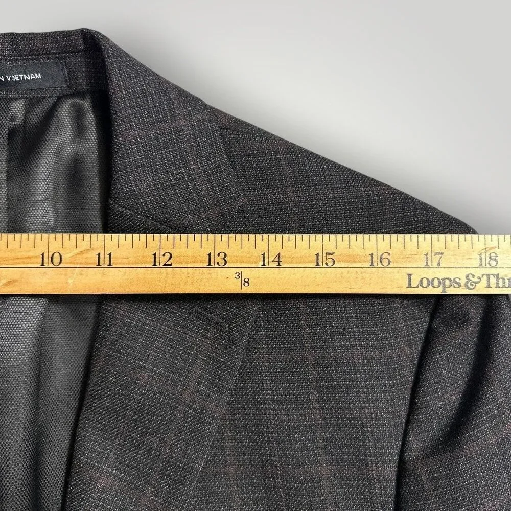 KENNETH COLE Modern fit Mens Blazer 40S Sport Coat 2-Button Jacket Wool Blend